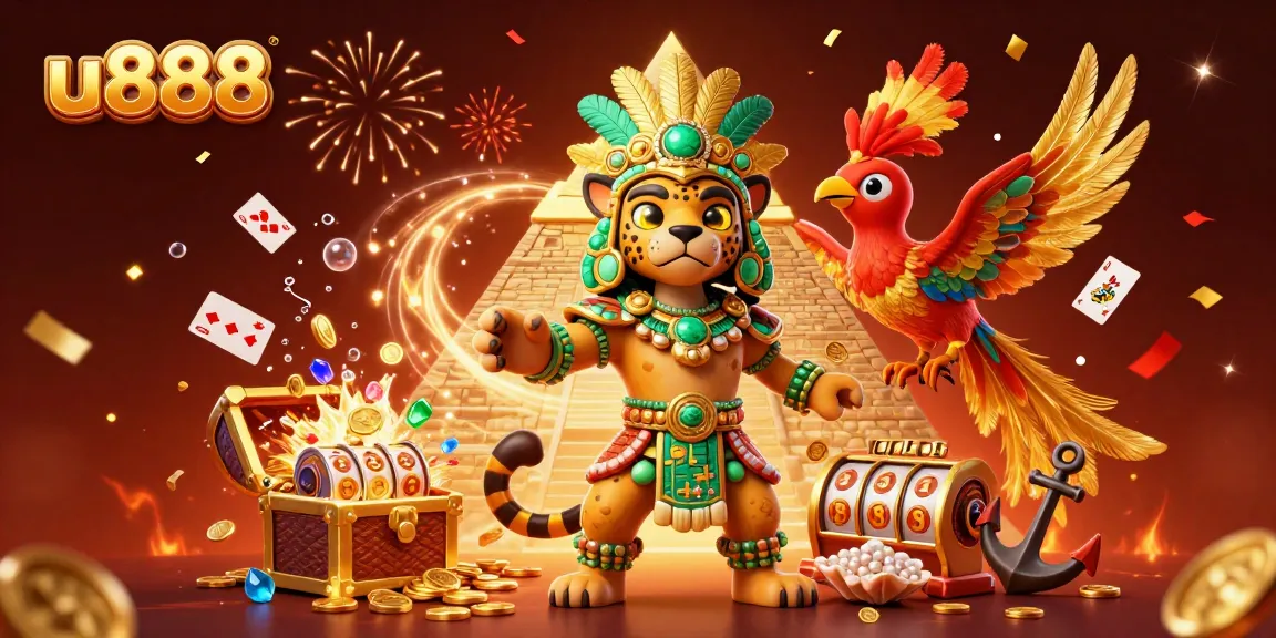 Engage in thrilling gameplay at u888 with vibrant casino elements and dynamic characters.