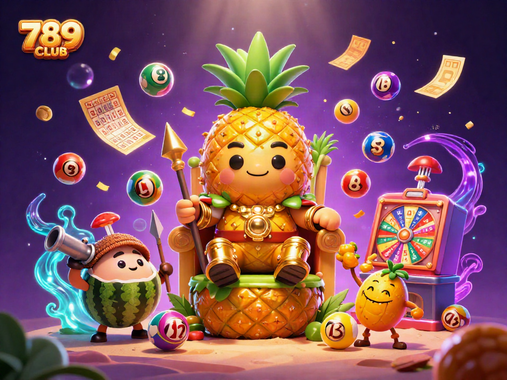 Win big with 789CLUB's lively beach casino scene filled with colorful gambling elements.