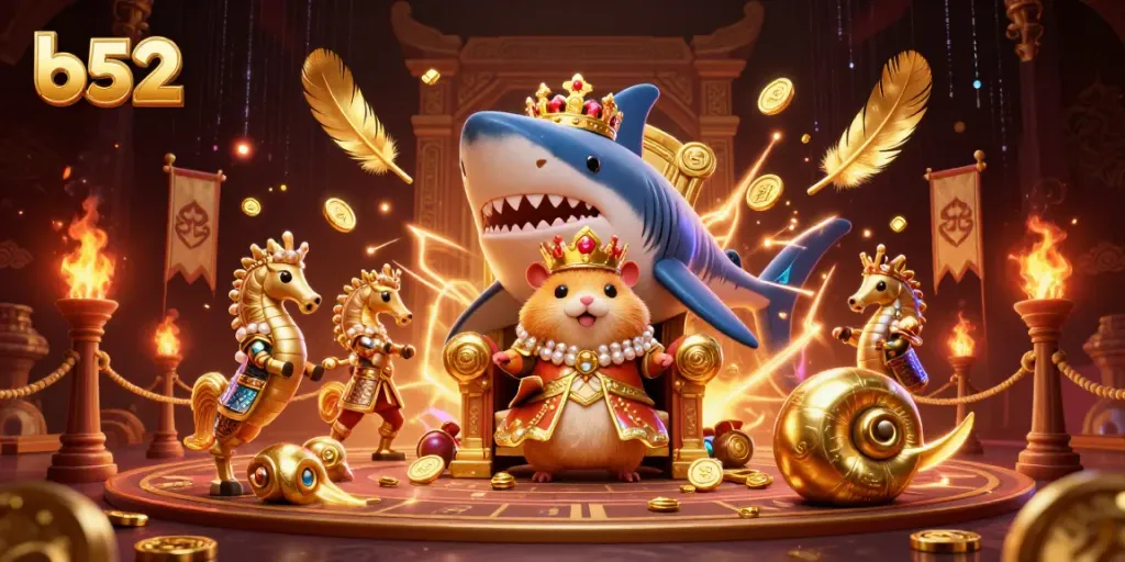 Experience thrilling action with b52 as the golden hamster king commands a royal arena of fortune.