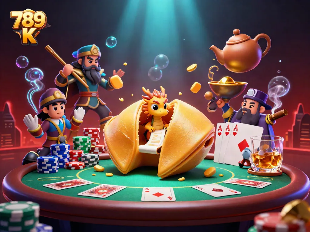 Engage in thrilling gameplay at 789 K with dynamic card tables and vibrant casino atmosphere.