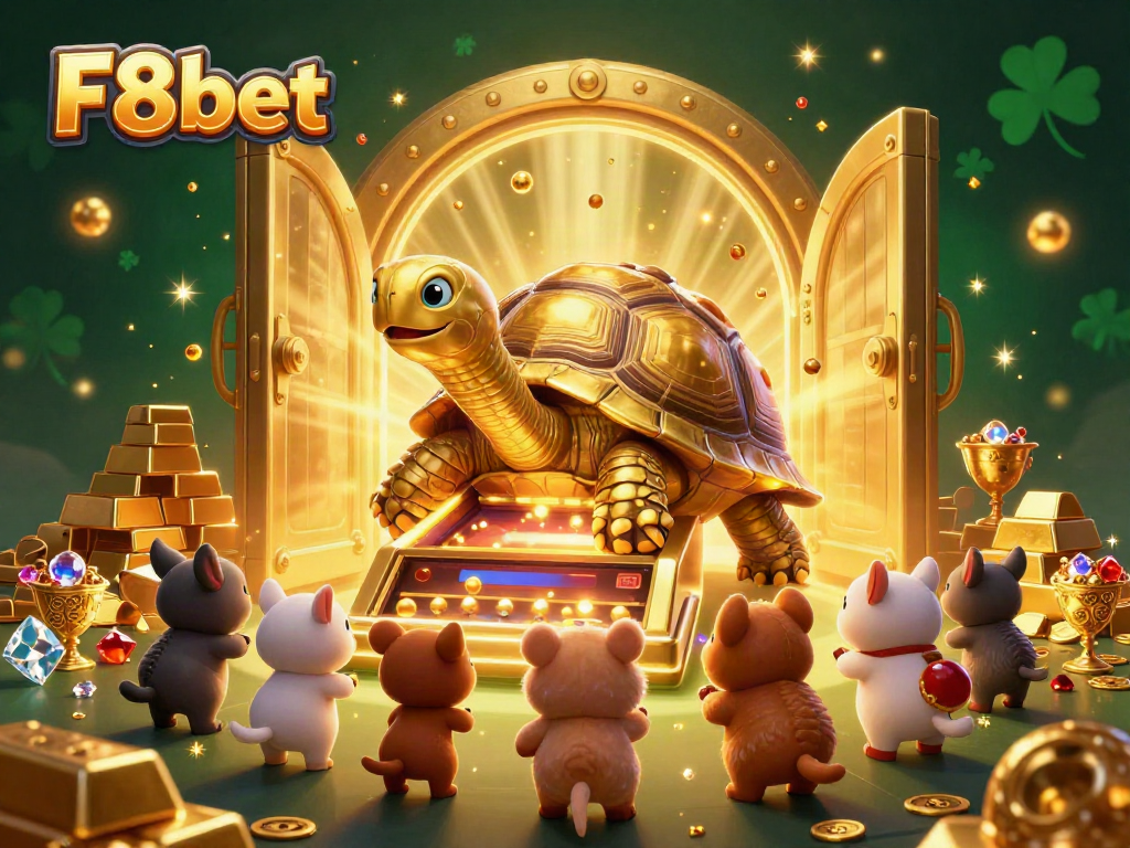 Experience thrilling gameplay at F8bet with golden treasures and a lively casino atmosphere.