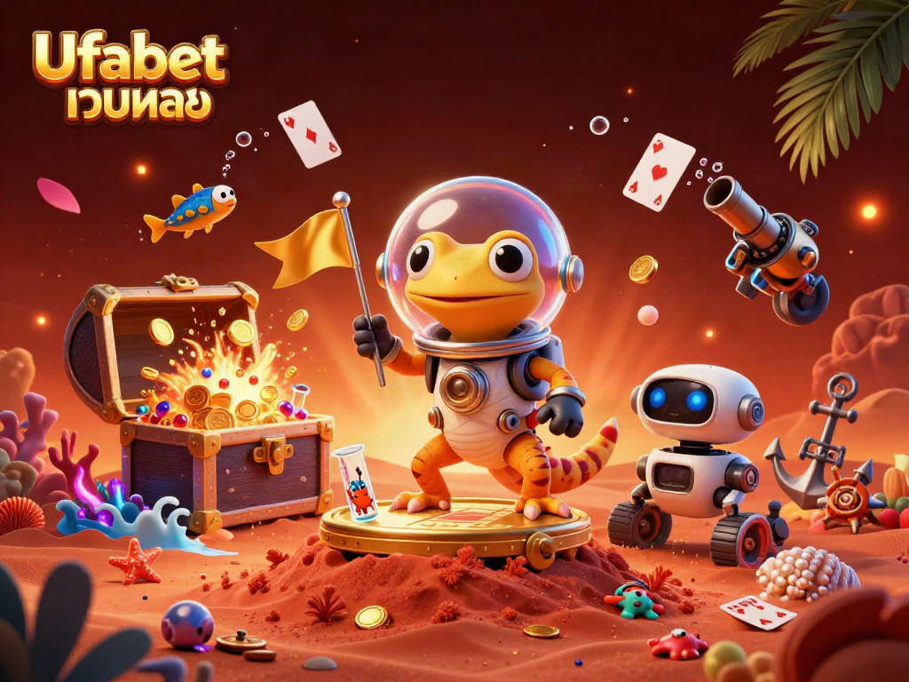Experience thrilling gambling at Ufabet เว็บตรง in a vibrant Martian casino adventure.