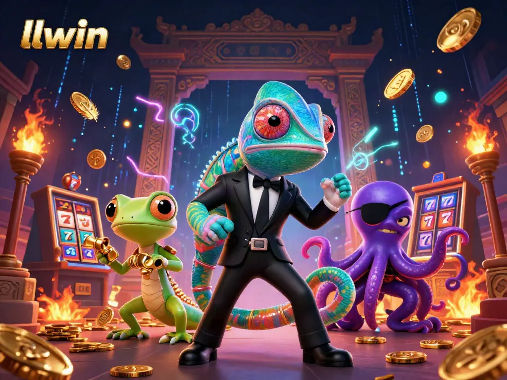 Spin the reels with llwin's vibrant casino experience featuring dynamic characters and rich game elements.