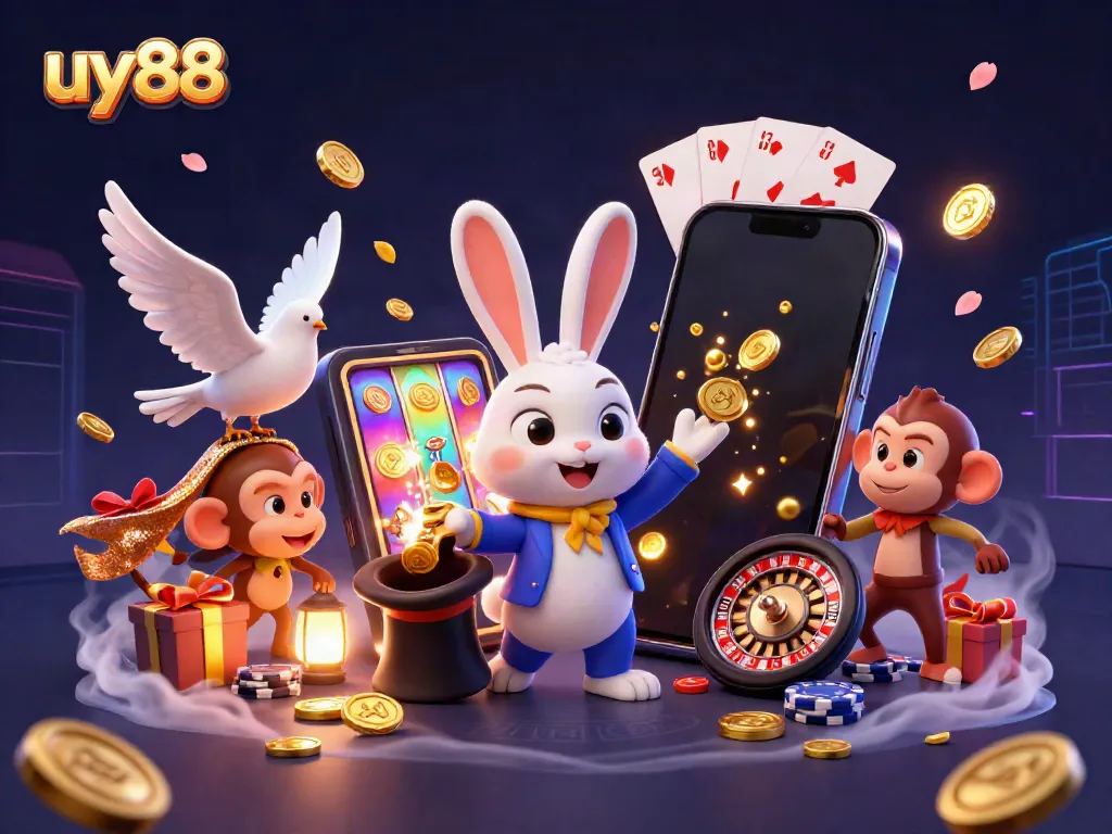 Engage in thrilling gameplay with uy88's exceptional casino experience featuring vibrant games and interactive characters.