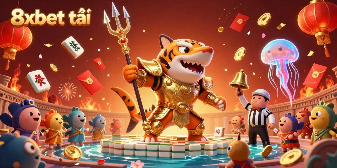 Experience the thrilling 8xbet tải adventure with a fierce shark ready to bet in this underwater colosseum.