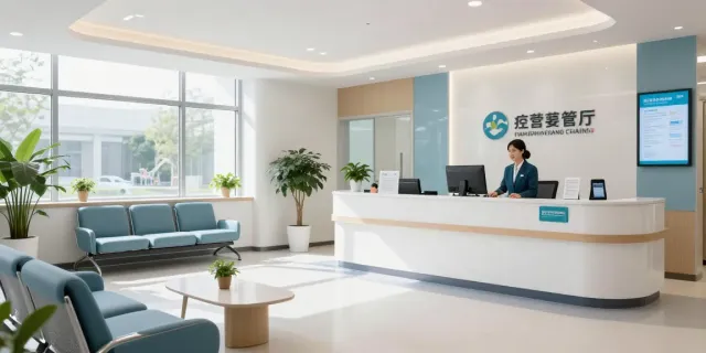 Link slot featured at a modern health clinic showcasing patient care and consultations with healthcare providers.