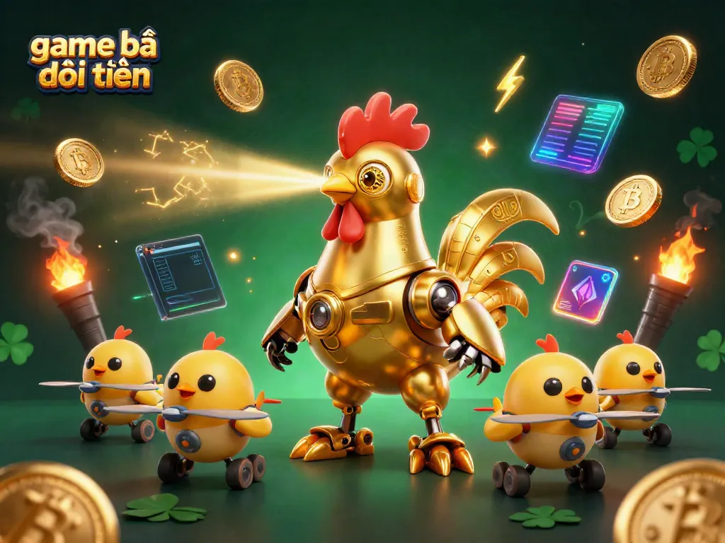 Engage with the thrilling game bài đổi thưởng through dynamic characters, crypto coins, and vibrant elements.