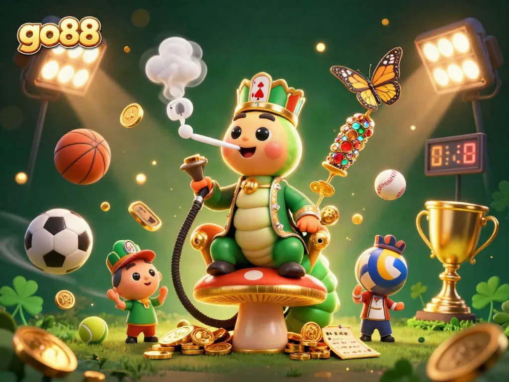 Experience thrilling gameplay with go88 as a caterpillar hookah-master rules the casino world.