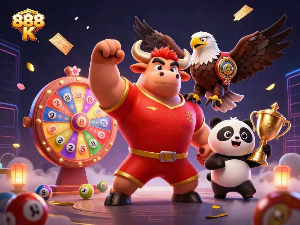 Engage in thrilling gaming excitement at 888 K with dynamic lottery balls and rich casino elements.