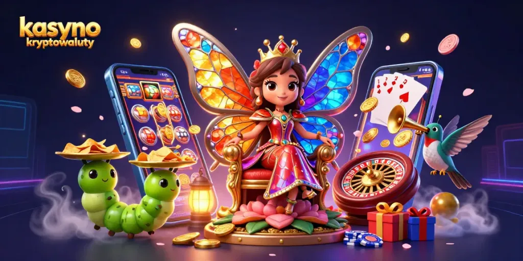 Experience thrilling gameplay at kasyno kryptowaluty with vibrant 3D characters and dynamic casino elements.