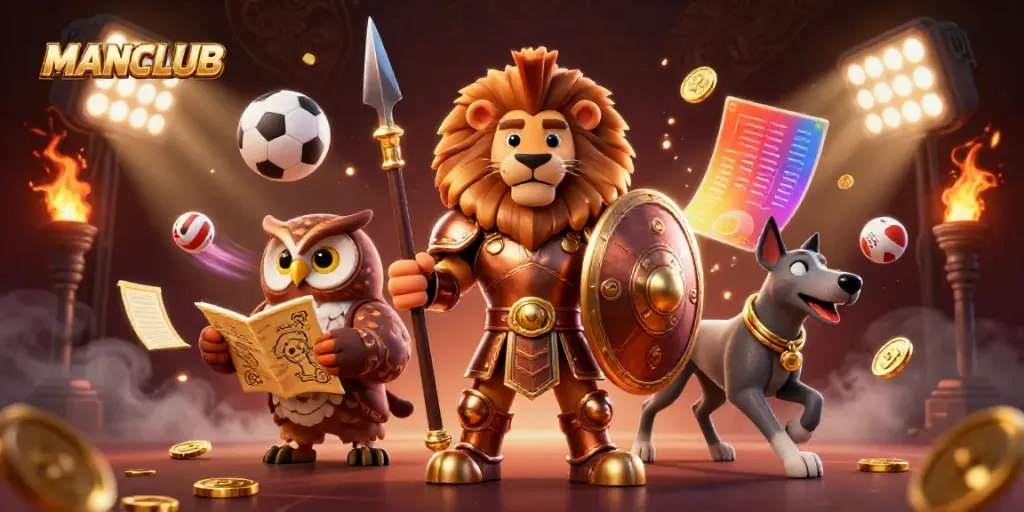 Engage with MANCLUB’s exciting sports betting scene, featuring thrilling characters and dynamic game elements.