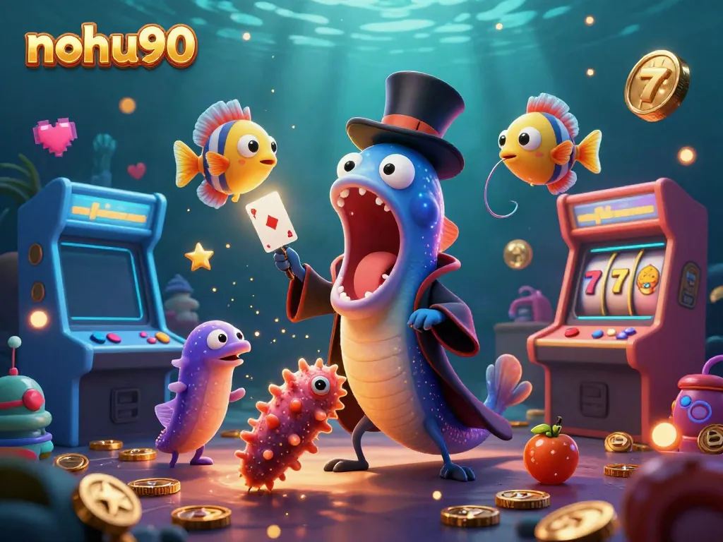 Engage in nohu90’s thrilling underwater casino experience with vibrant characters and dynamic game elements.