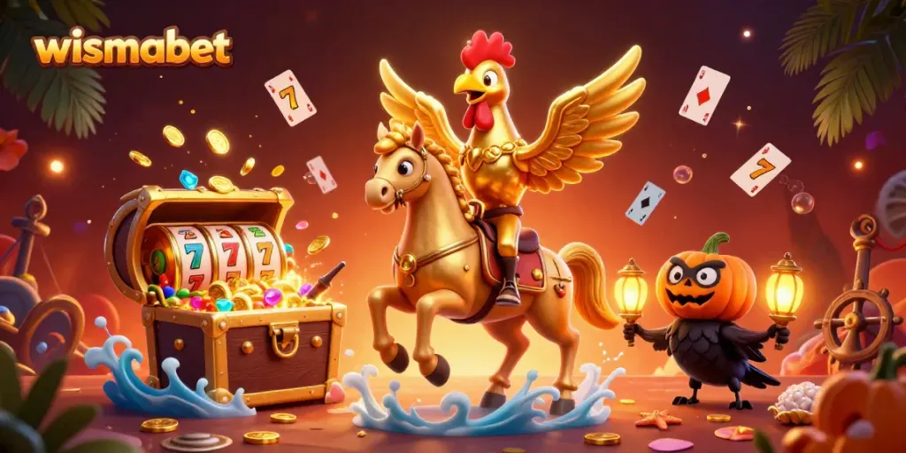 Menangkan permainan slot di wismabet dengan slot reel dan keberuntungan dalam suasana kasino yang hidup.