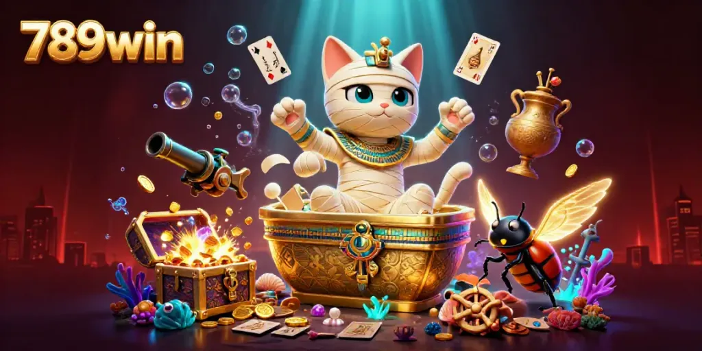 Engage with thrilling adventures at 789win, featuring dynamic casino elements and vibrant characters.