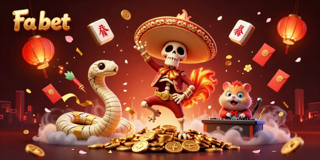 Experience thrilling wins at Fa bet with a vibrant scene full of fortune and excitement.