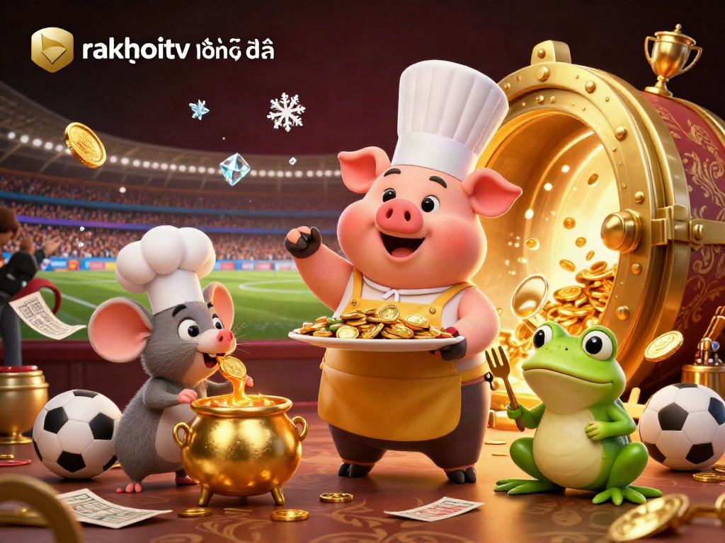 Experience the excitement of rakhoitv trực tiếp bóng đá with vibrant sports elements and festive atmosphere.
