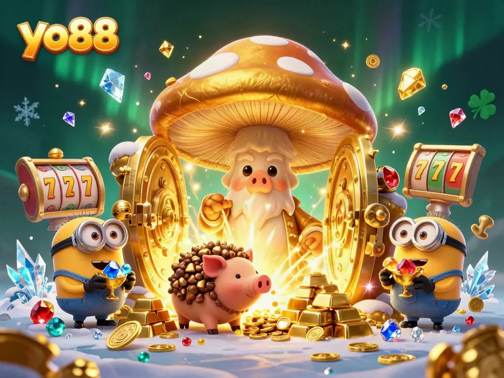 Experience the gold rush with yo88, featuring magical characters and dynamic casino elements.