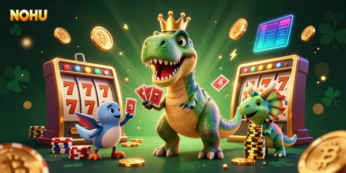Engage in thrilling gameplay with NOHU’s vibrant 3D cartoon characters, embracing casino excitement.