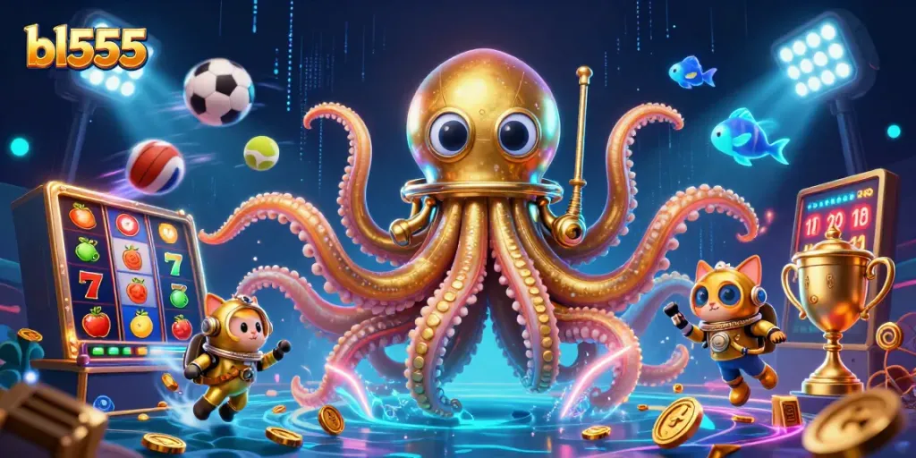 Engage with thrilling gaming adventures at bl555 featuring diverse 3D characters and elements.