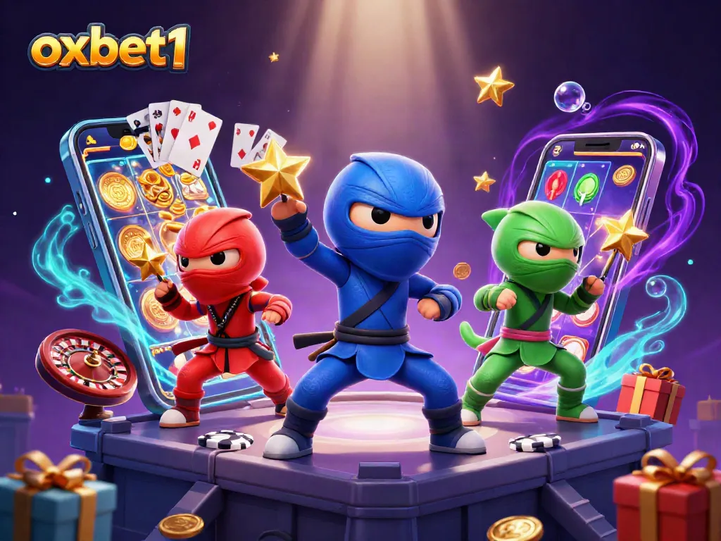 Play exciting slot games at oxbet1 with vibrant chameleon ninjas enhancing the adventure.